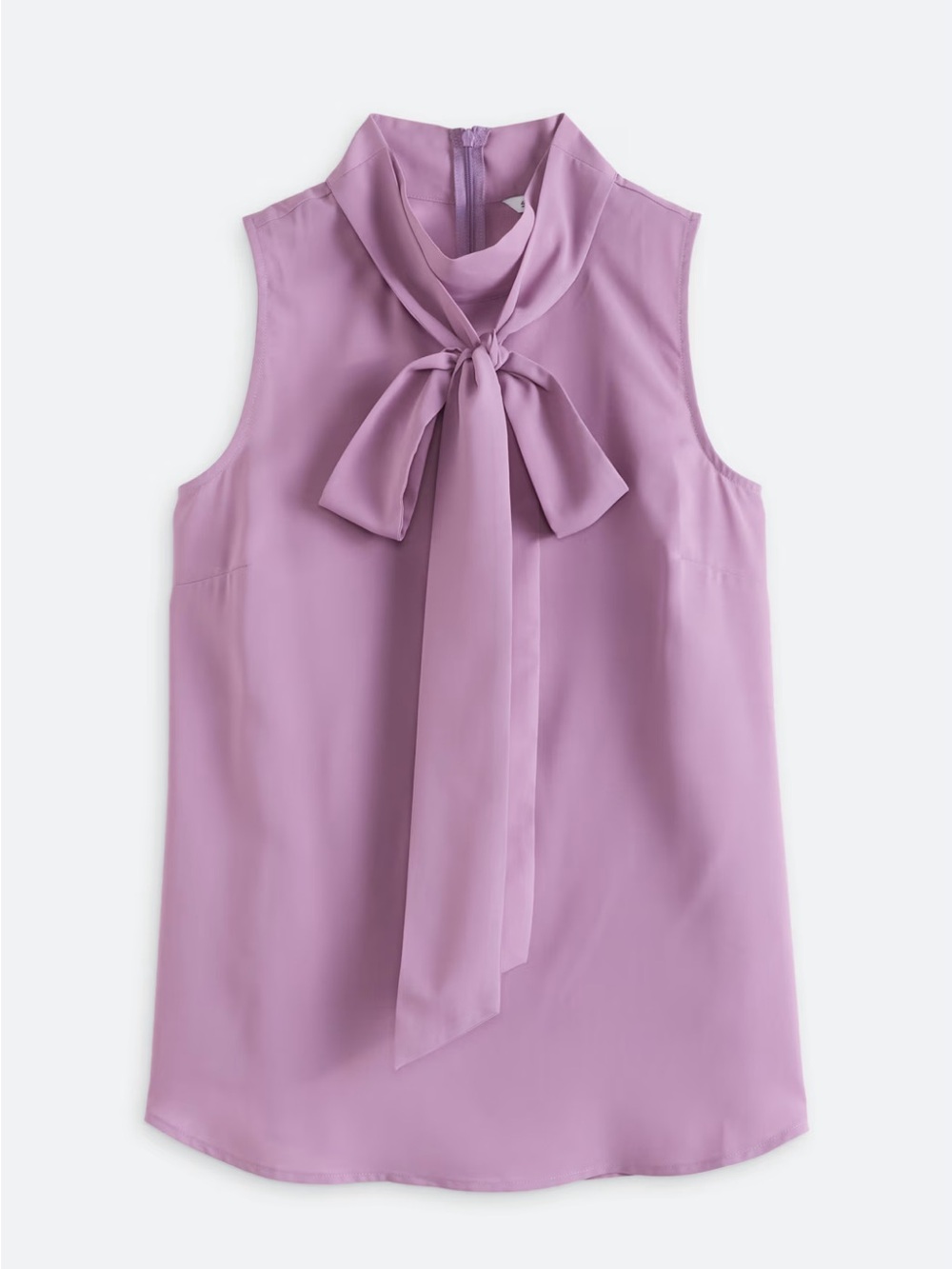 41 HAWTHORN Portia Tie Neck Blouse, Purple, Size: Large